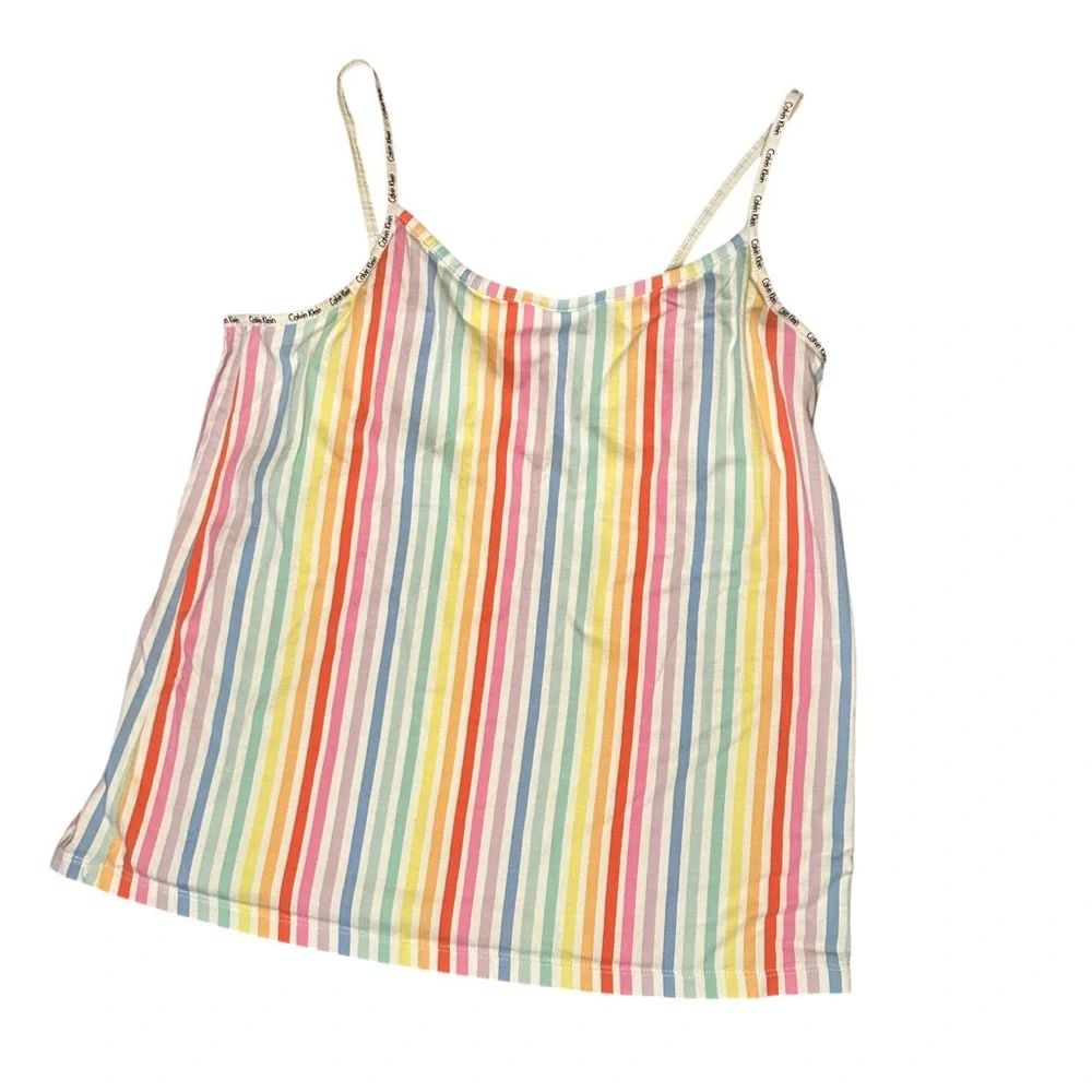 Calvin Klein Women’s Sleep Set Multi Colored 2 Piece – Size Medium - Picture 2 of 11